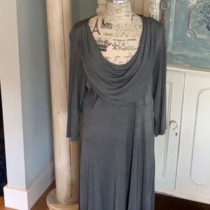 Elegant Smoky Gray Dress